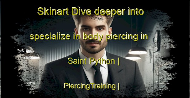 Skinart Dive deeper into specialize in body piercing in Saint Python | PiercingTraining | PiercingClasses | SkinartTraining-France